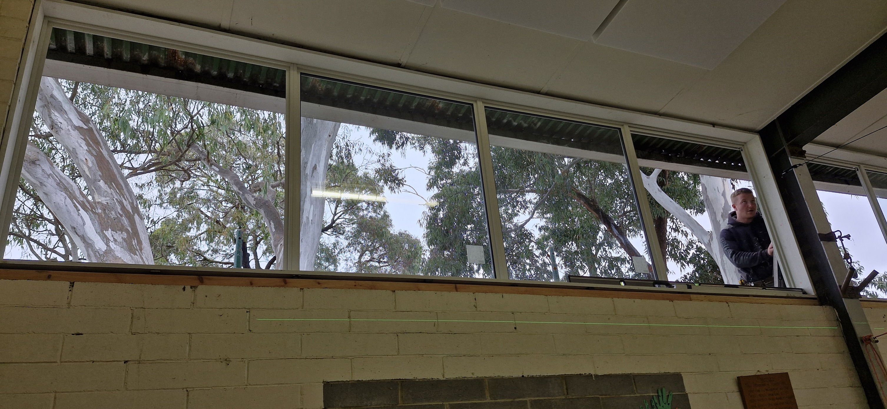 Window Upgrade Underway