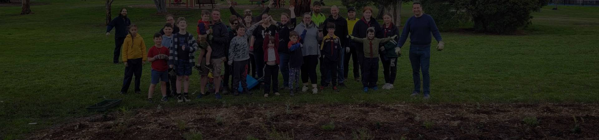 Telfer Reserve Planting with Banyule Council