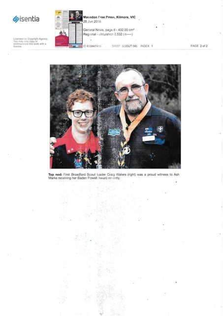 Award for Ash, archive scan 2