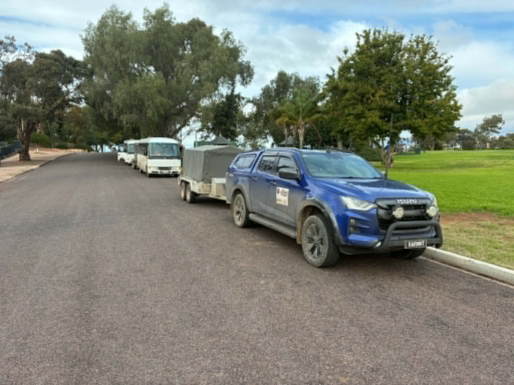 Uluru expedition group stopped for lunch in Port Augusta